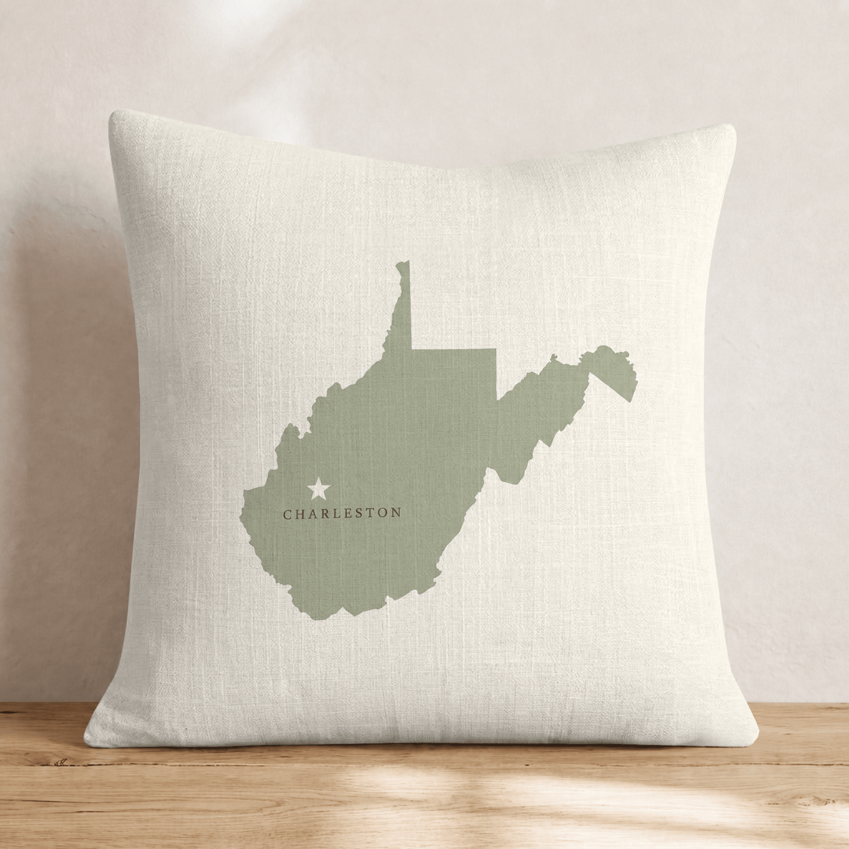 West Virginia State Capital Throw Pillow - Hillcroft Home