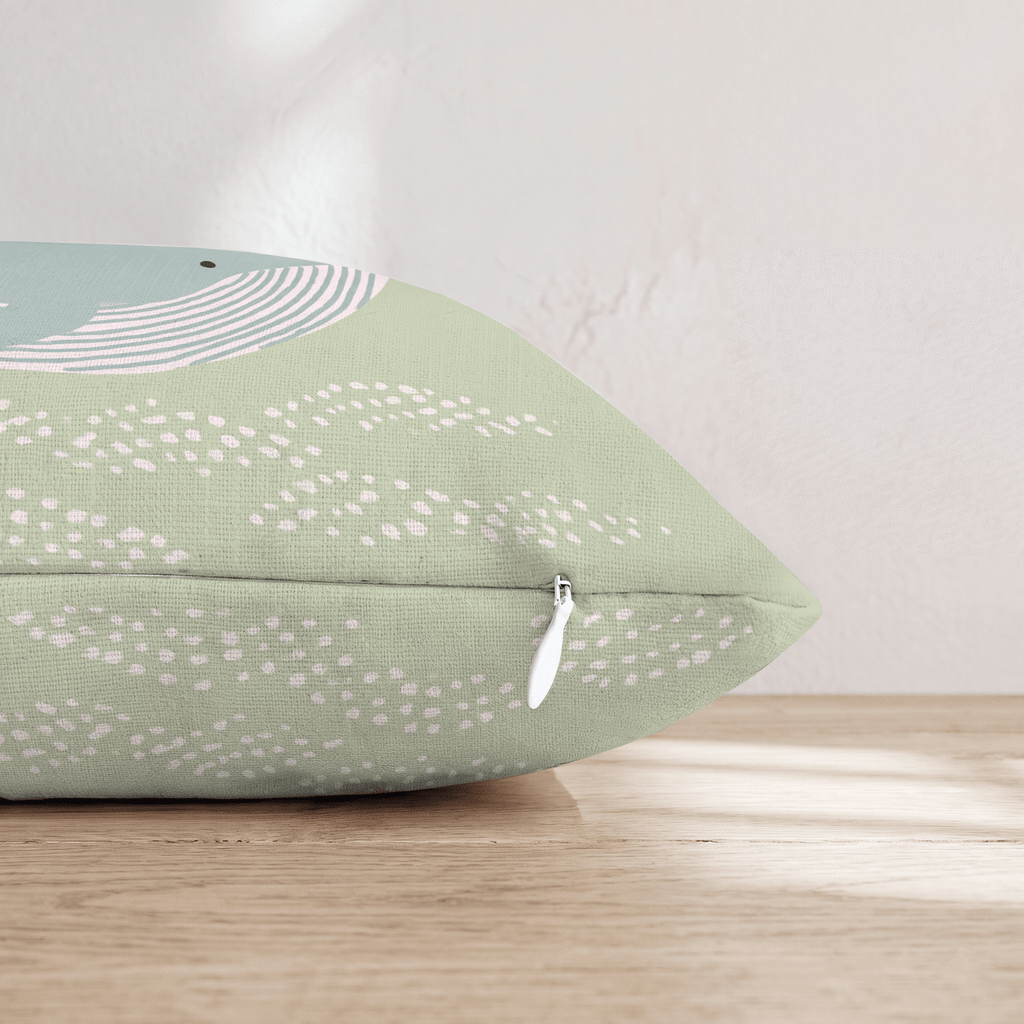 Whale Hello Throw Pillow - Hillcroft Home