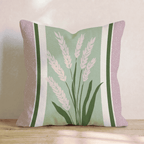 Wheat Bloom Throw Pillow - Hillcroft Home
