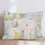 Whimsical Cottage Throw Pillow - Hillcroft Home