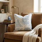 Whimsical Garden Toile Throw Pillow - Hillcroft Home