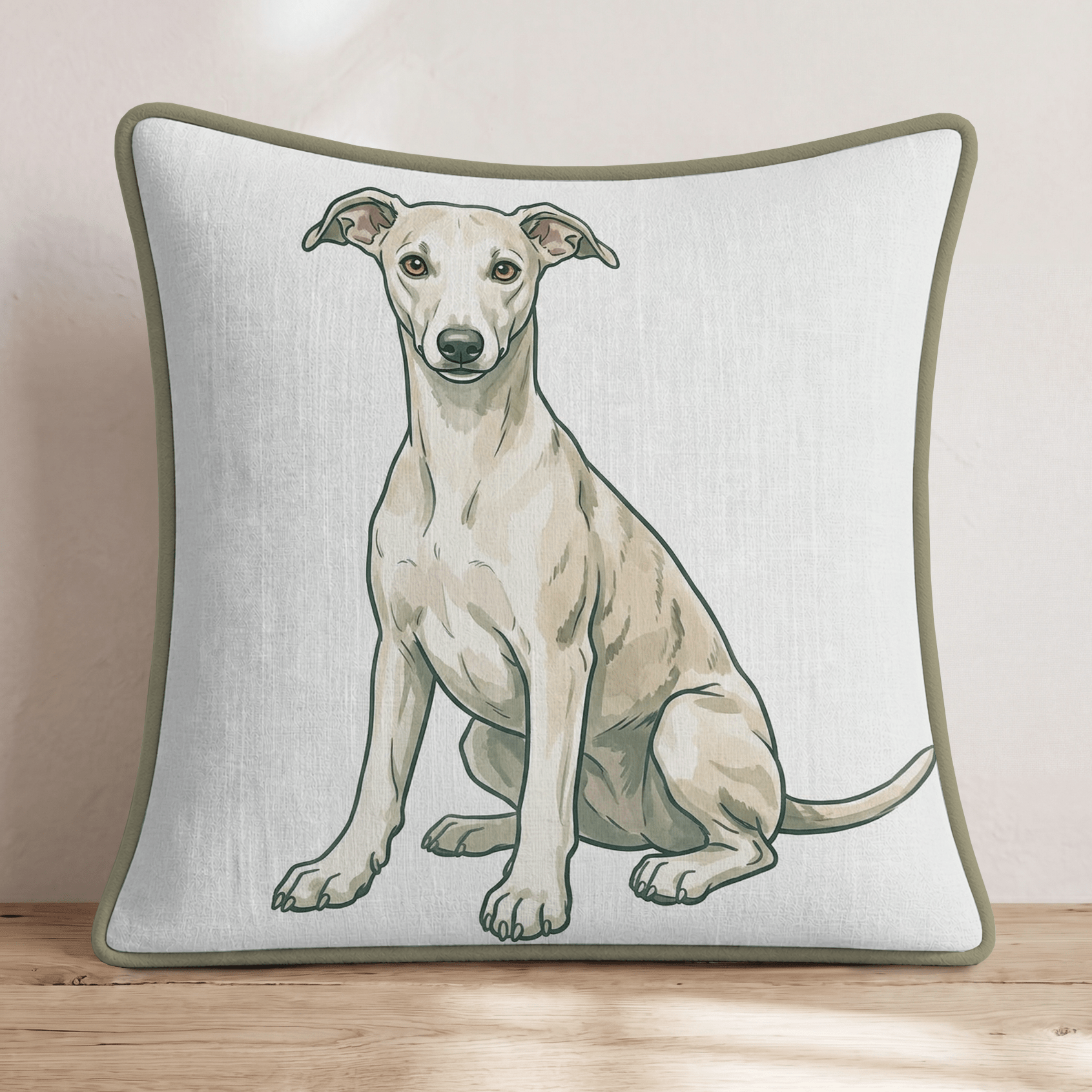 Whippet Throw Pillow - Hillcroft Home