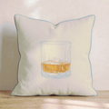 Whiskey on the Rocks Throw Pillow - Hillcroft Home