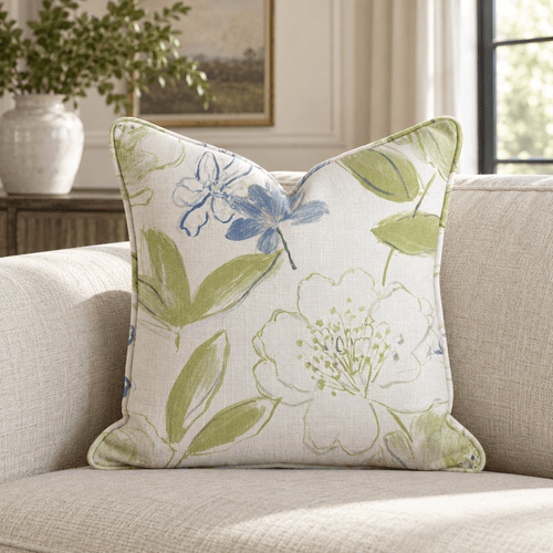 Whisper Bloom Throw Pillow throw pillow - Hillcroft Home