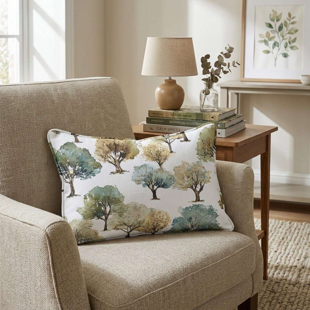 Whispering Woodlands Throw Pillow - Hillcroft Home