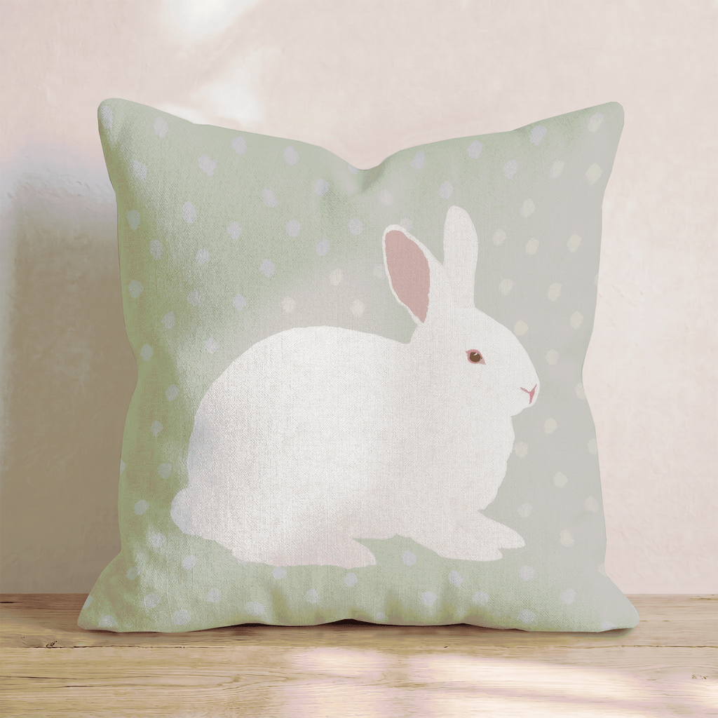 White as Snow Throw Pillow - Hillcroft Home