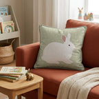 White as Snow Throw Pillow - Hillcroft Home