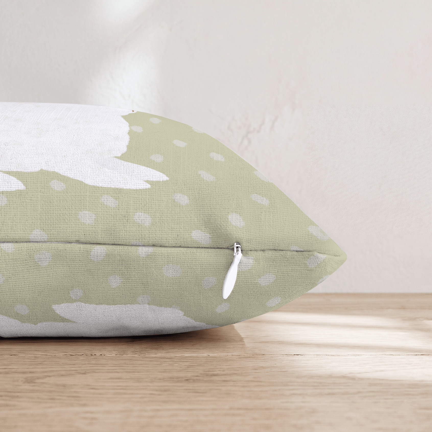 White as Snow Throw Pillow - Hillcroft Home