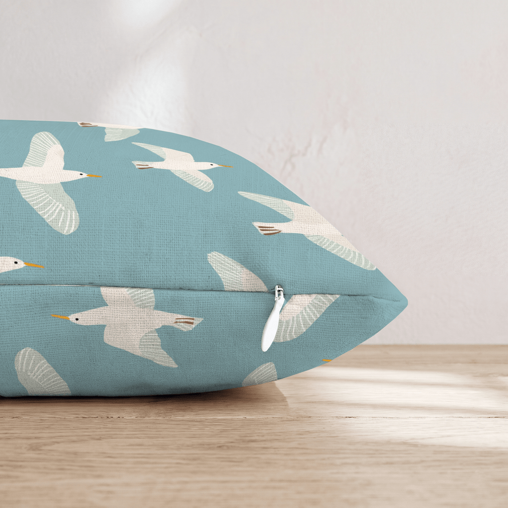 White Bird Scatter Throw Pillow - Hillcroft Home