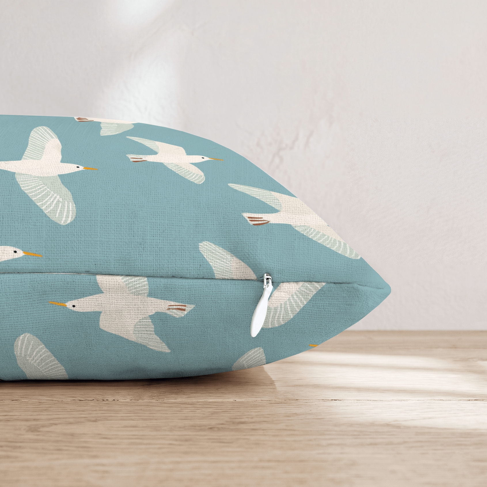 White Bird Scatter Throw Pillow - Hillcroft Home