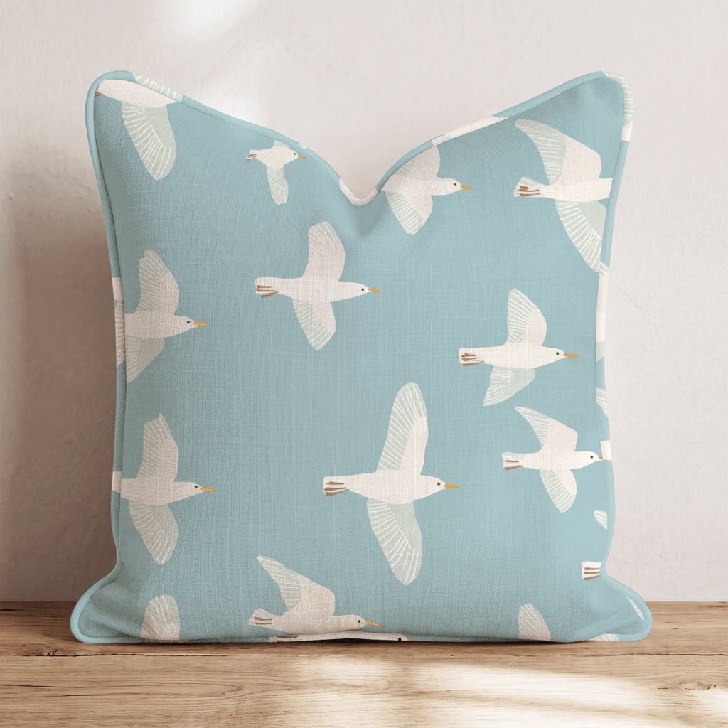 White Bird Scatter Throw Pillow - Hillcroft Home