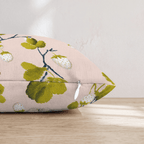 White Strawberry Throw Pillow - Hillcroft Home