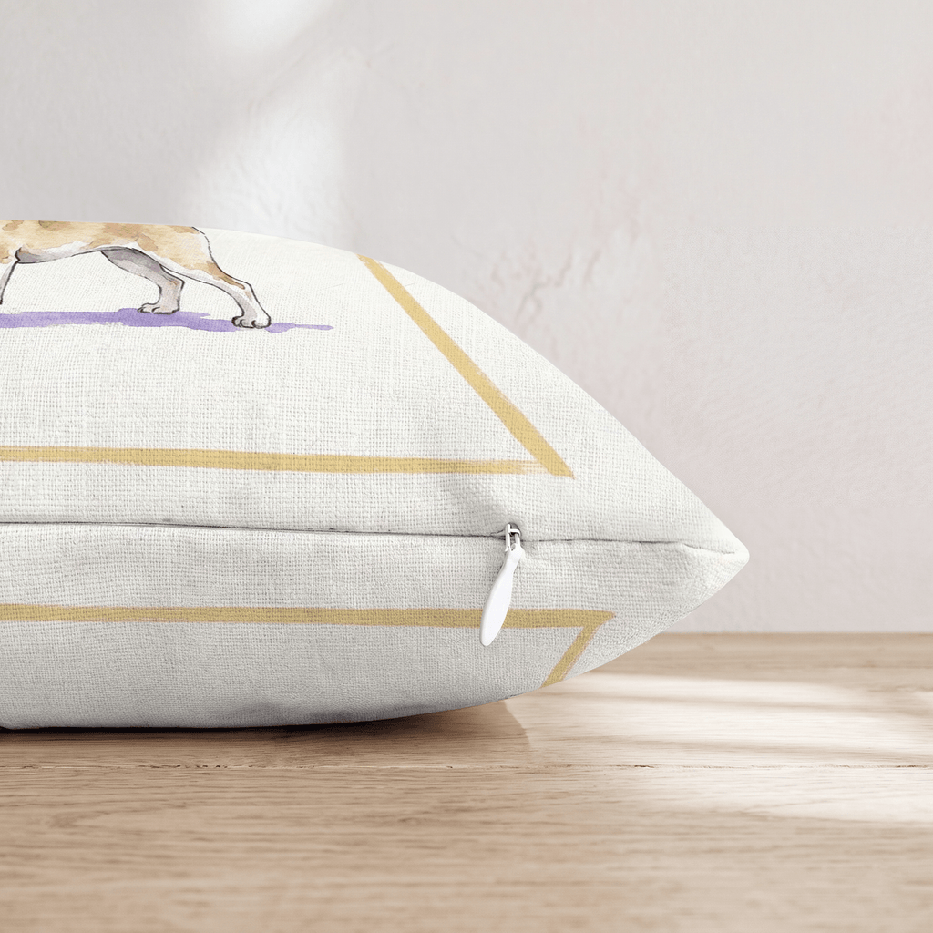 White Wine Chihuahua Throw Pillow - Hillcroft Home