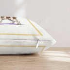 White Wine Cocker Spaniel Throw Pillow - Hillcroft Home