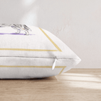 White Wine Siberian Husky Throw Pillow - Hillcroft Home