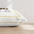 White Wine Springer Spaniel Throw Pillow - Hillcroft Home