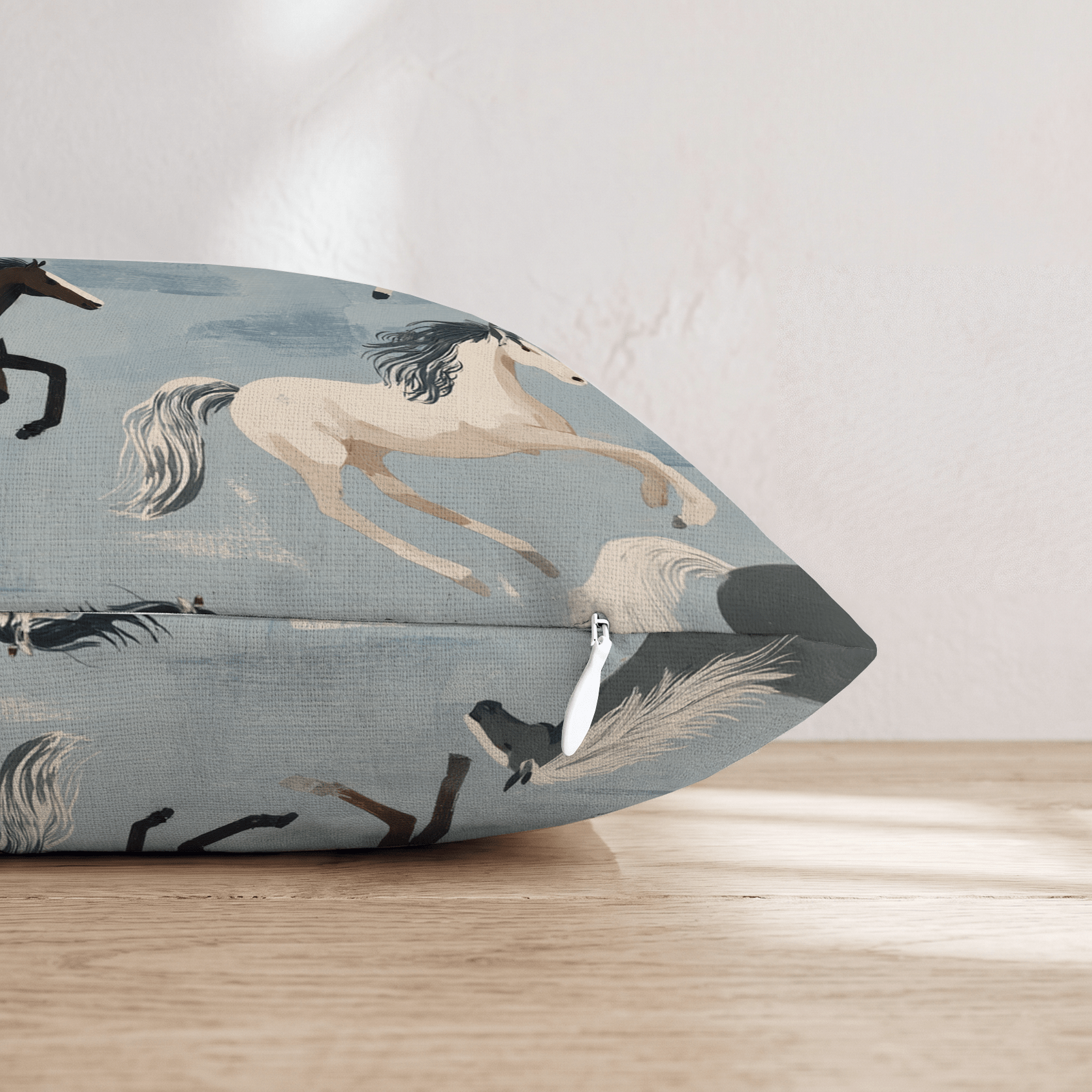 Wild Horses Throw Pillow - Hillcroft Home