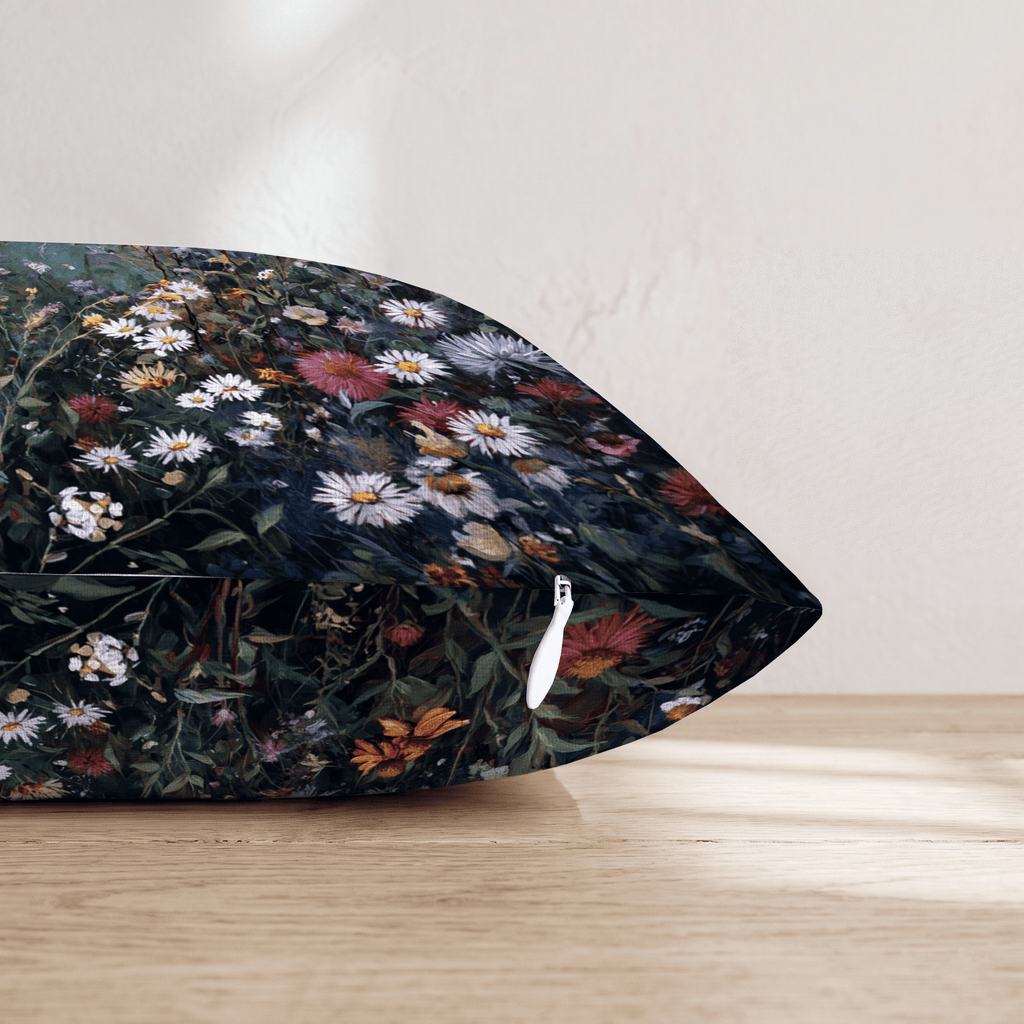 Wild Meadow Butterflies Throw Pillow - Hillcroft Home