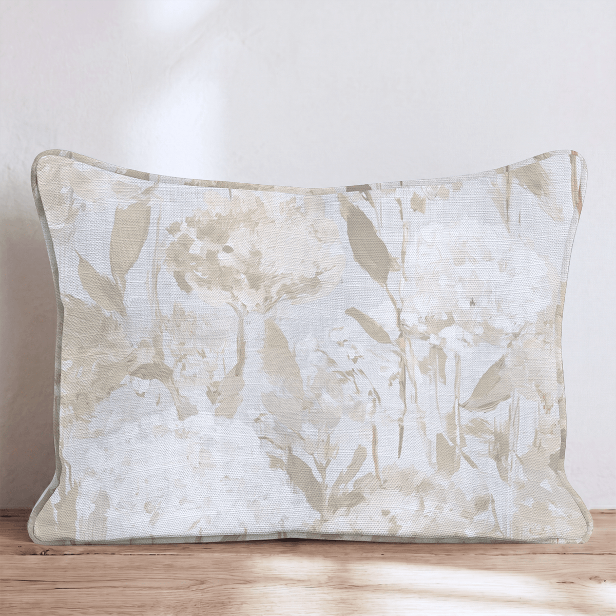 Wildflower Field Fawn Throw Pillow throw pillow - Hillcroft Home