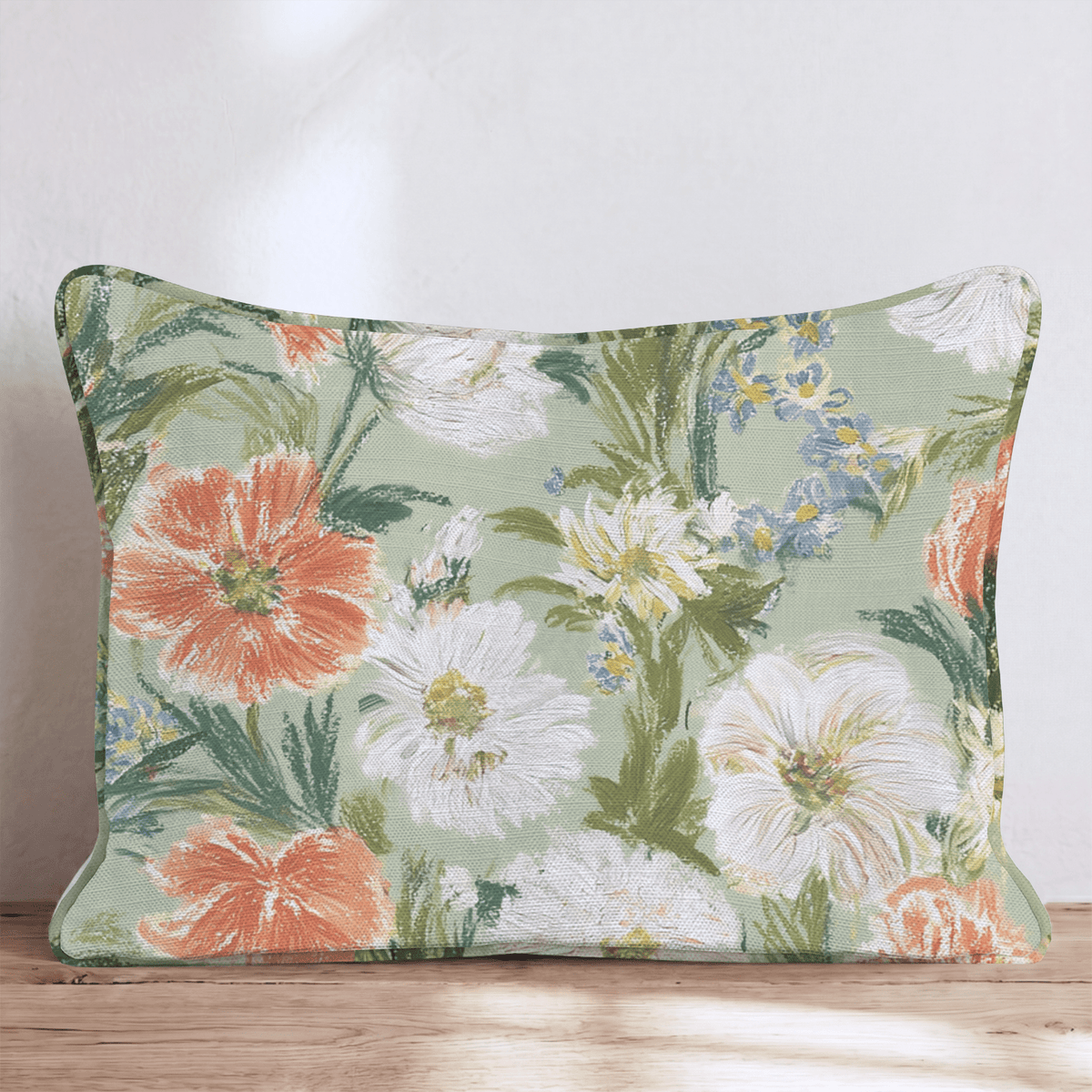 Wildflower Meadow Throw Pillow throw pillow - Hillcroft Home