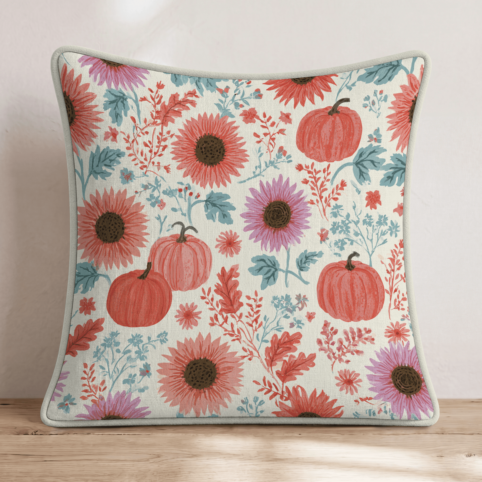 Wildflower Patch Throw Pillow - Hillcroft Home