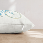 Wildflower Ride Throw Pillow - Hillcroft Home