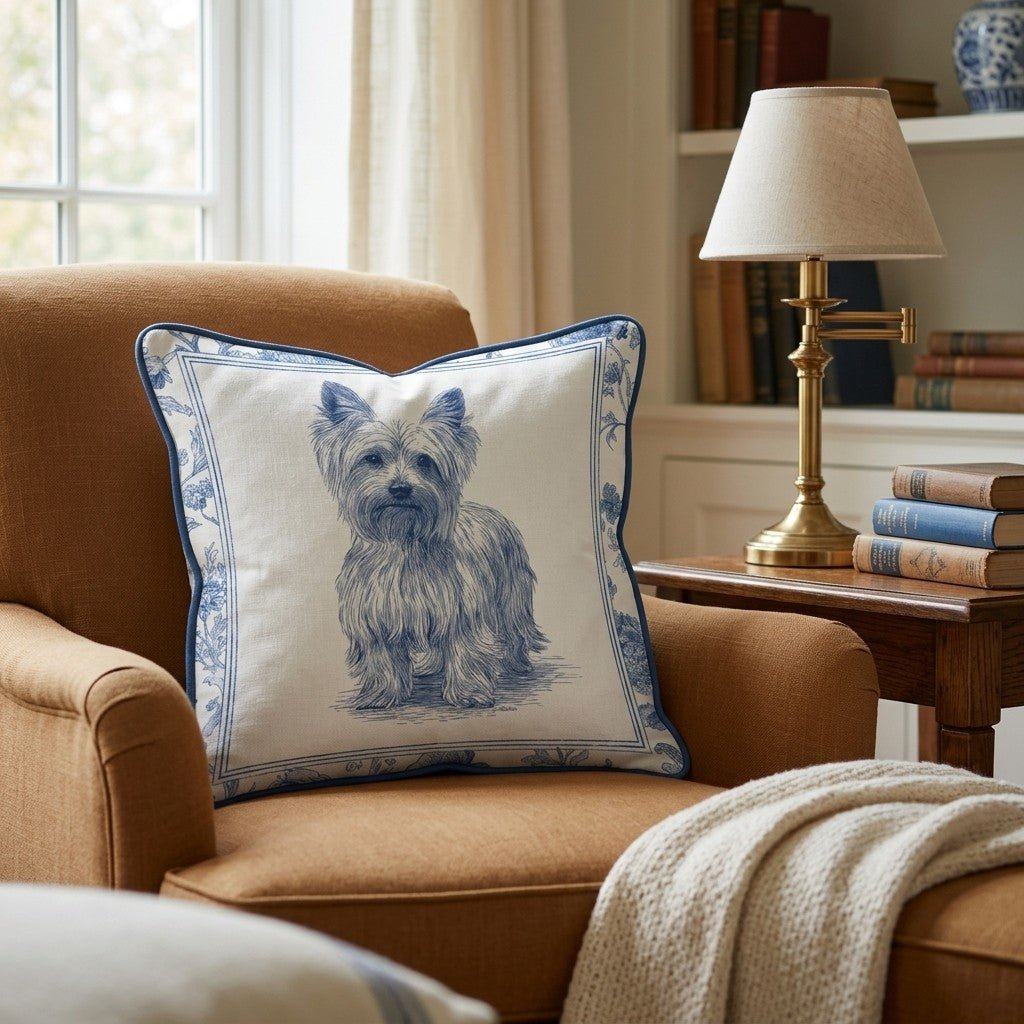Wildflower Woof Throw Pillow - Hillcroft Home