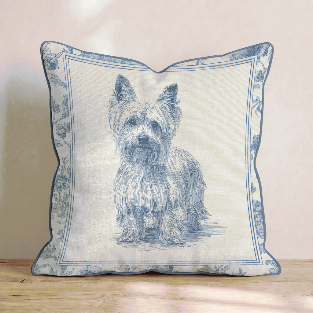 Wildflower Woof Throw Pillow - Hillcroft Home