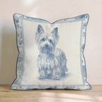 Wildflower Woof Throw Pillow - Hillcroft Home