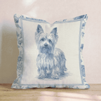 Wildflower Woof Throw Pillow - Hillcroft Home