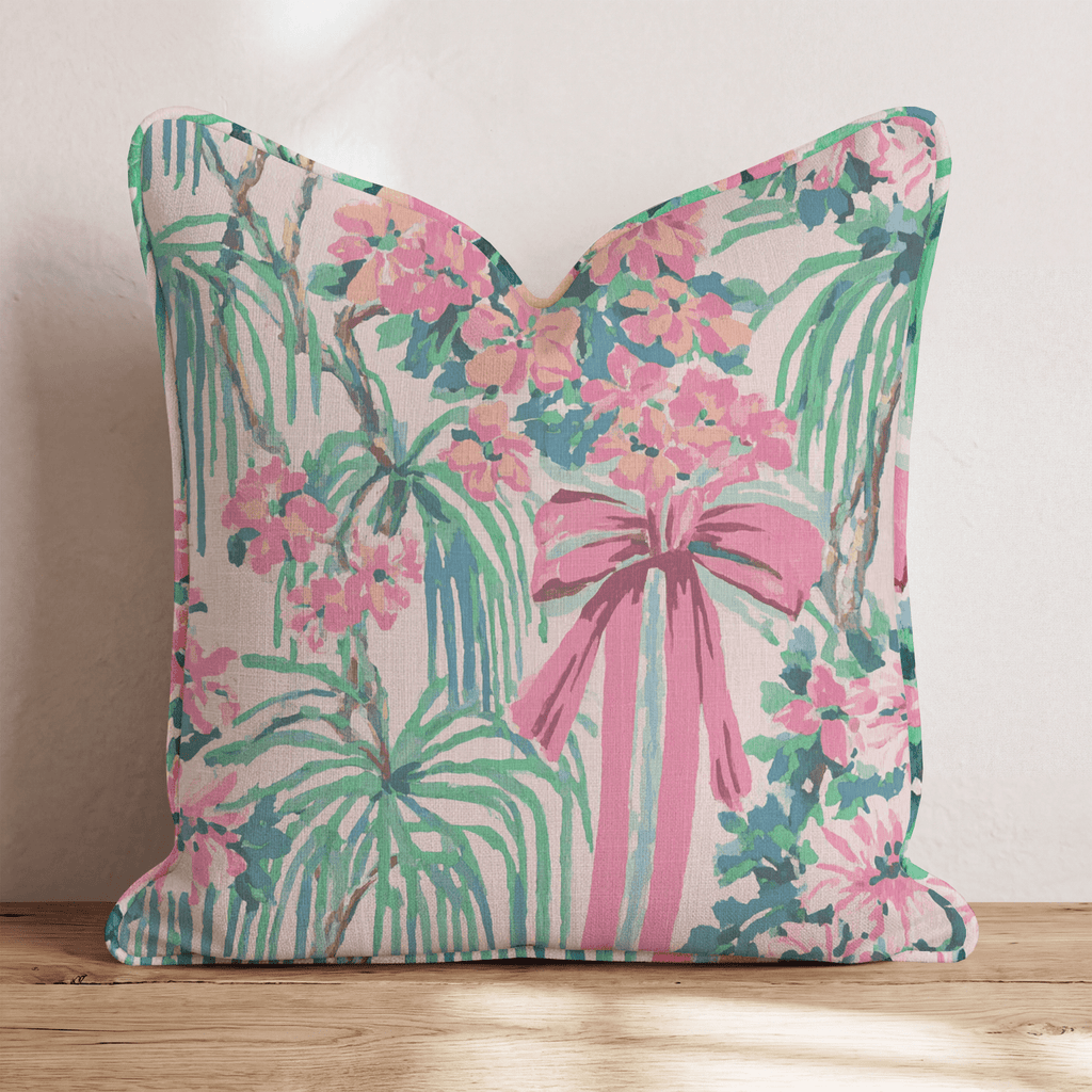 Willow Trellis Throw Pillow - Hillcroft Home