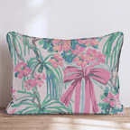 Willow Trellis Throw Pillow - Hillcroft Home