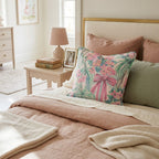 Willow Trellis Throw Pillow - Hillcroft Home