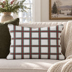 Windowpane Wassail Throw Pillow throw pillow - Hillcroft Home
