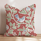 Windsor Holly Throw Pillow throw pillow - Hillcroft Home