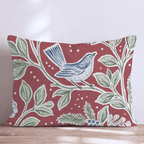 Windsor Holly Throw Pillow throw pillow - Hillcroft Home
