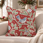 Windsor Holly Throw Pillow throw pillow - Hillcroft Home