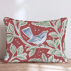 Windsor Holly Throw Pillow throw pillow - Hillcroft Home