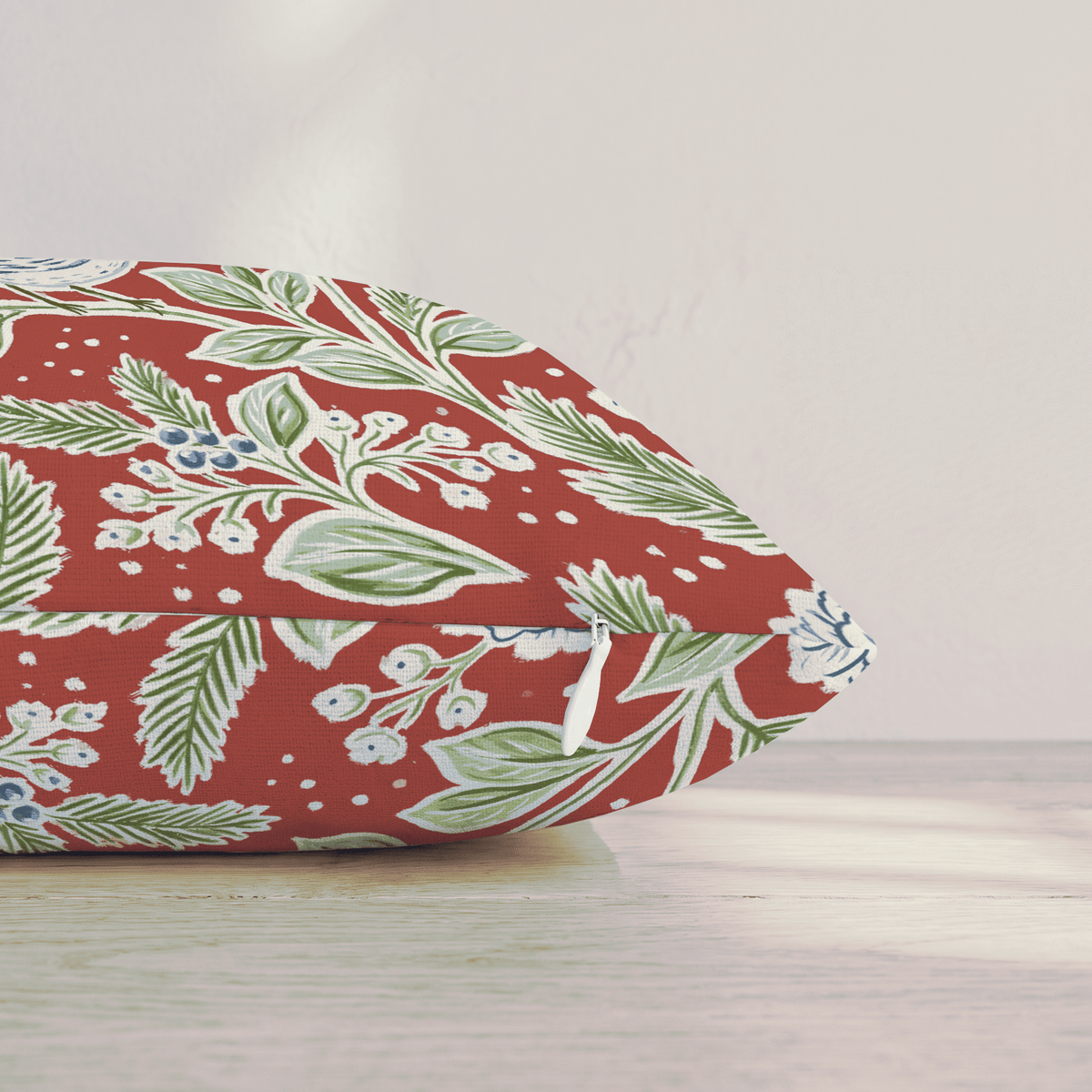 Windsor Holly Throw Pillow throw pillow - Hillcroft Home