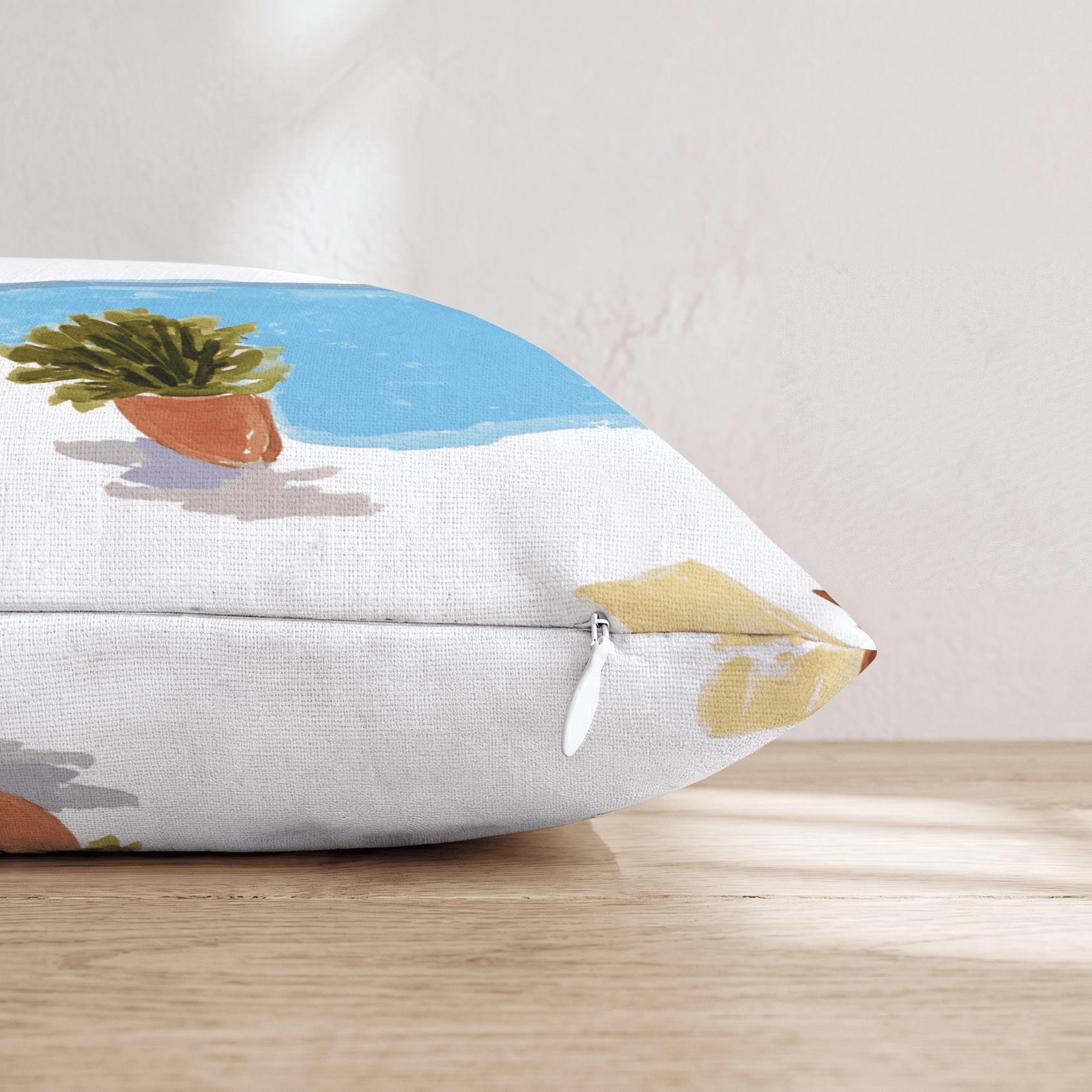 Wine by the Pool Throw Pillow - Hillcroft Home