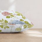 Wine Floral Throw Pillow - Hillcroft Home