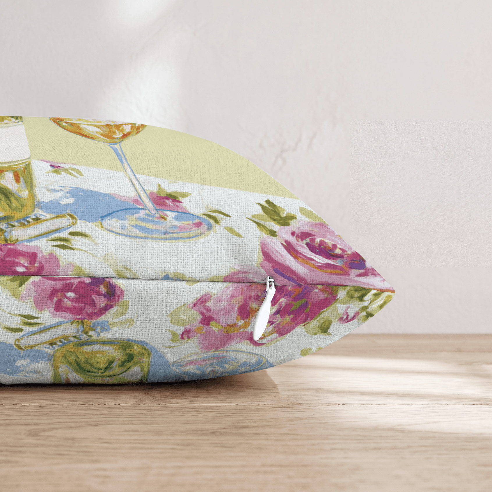 Wine Night Throw Pillow - Hillcroft Home