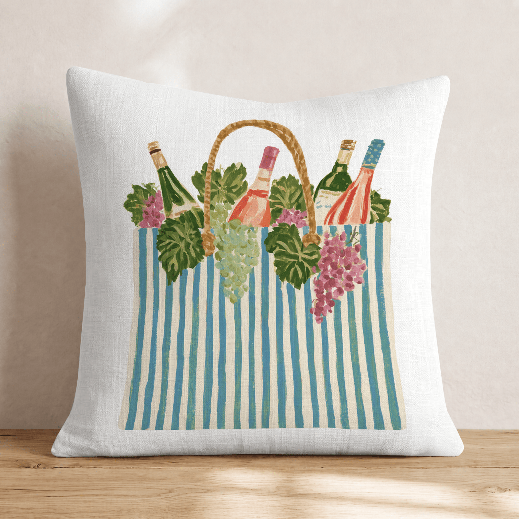 Wine Wednesday Throw Pillow - Hillcroft Home
