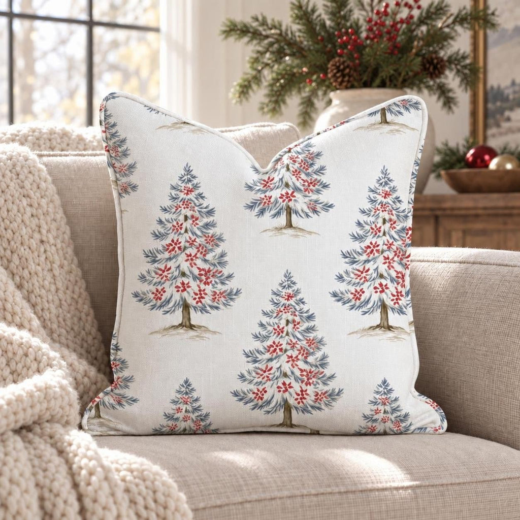 Winter Fir Throw Pillow throw pillow - Hillcroft Home