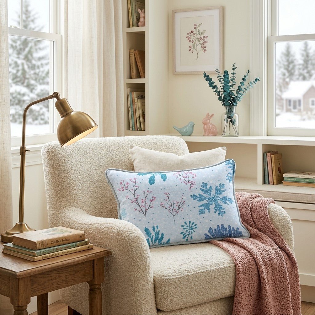 Winter Forest Throw Pillow - Hillcroft Home