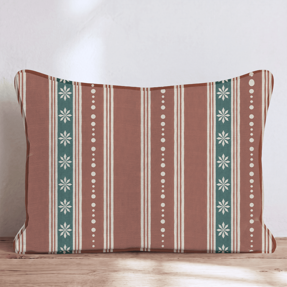 Winter Gala Gingerbread Throw Pillow throw pillow - Hillcroft Home