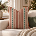 Winter Gala Gingerbread Throw Pillow throw pillow - Hillcroft Home