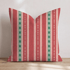 Winter Gala Holly Throw Pillow throw pillow - Hillcroft Home