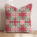 Winter Hearth Plaid Throw Pillow throw pillow - Hillcroft Home