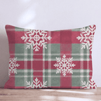 Winter Hearth Plaid Throw Pillow throw pillow - Hillcroft Home